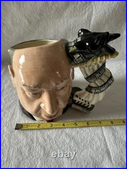 ROYAL DOULTON Alfred Hitchcock D6987 Large Character Jug Entertainers Series