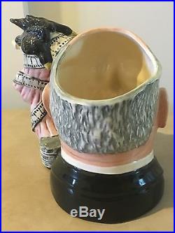 ROYAL DOULTON Alfred Hitchcock Large Character Jug D6987 with Pink Curtain