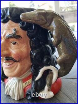 ROYAL DOULTON'CAPTAIN HOOK' LARGE CHARACTER Of The Year JUG D6947 1994