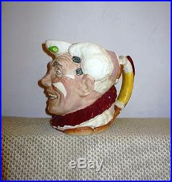Royal Doulton Charachter Jug The Clown (white Hair) Large Toby Mug D6322 Nib