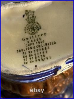 ROYAL DOULTON CHARACTER JUG GULLIVER D6563 ETC SMALL SIZE VERY RARE 1960s