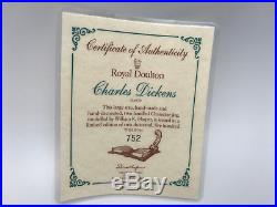 ROYAL DOULTON Charles Dickens Large Character Jug D6939 #752/2500 RARE