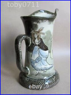 ROYAL DOULTON D2395 WEDLOCK IS A TICKLISH THING PITCHER / JUG (Ref2646)