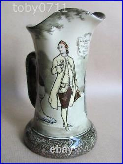 ROYAL DOULTON D2395 WEDLOCK IS A TICKLISH THING PITCHER / JUG (Ref2646)