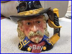 ROYAL DOULTON GENERAL CUSTER Large Toby Jug Antagonist Collection D7079