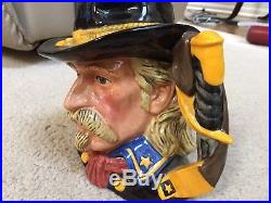 ROYAL DOULTON GENERAL CUSTER Large Toby Jug Antagonist Collection D7079