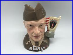 ROYAL DOULTON General Eisenhower D6937 Large Character Jug #800/1000 RARE