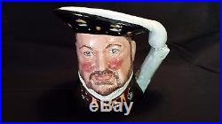 Royal Doulton Henry VIII + Six Wives Large Character Toby Jugs