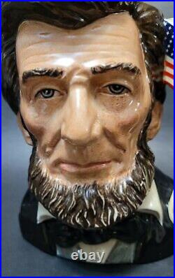 ROYAL DOULTON JUG Abraham Lincoln. D 6936. Large 7. LTD edition of 2500