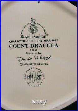 ROYAL DOULTON JUG COUNT DRACULA. D 7053. Large 7.25. Character jug year 1997