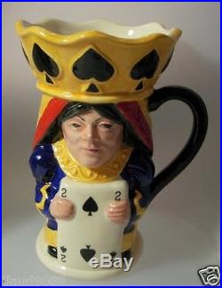 ROYAL-DOULTON KING and QUEEN OF SPADES-TOBY JUG D7087 MINT IN BOX
