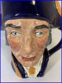 ROYAL DOULTON LORD NELSON D6336 LARGE CHARACTER JUG- Beautiful Condition