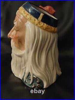 ROYAL DOULTON Limited Edition #252/1500 Merlin Toby Jug Signed Michael Doulton