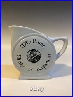 ROYAL DOULTON Lt. Blue McCALLUM'S Whisky is Perfection WHISKEY WATER PITCHER/JUG