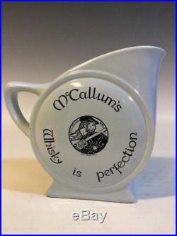 ROYAL DOULTON Lt. Blue McCALLUM'S Whisky is Perfection WHISKEY WATER PITCHER/JUG