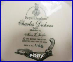 ROYAL DOULTON Ltd Ed. Charles Dickens D6939 (Double Handle) Large Character Jug