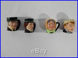 ROYAL DOULTON Miniature Character Toby Jugs COLLECTION 14 TOTAL. 10 withPapers