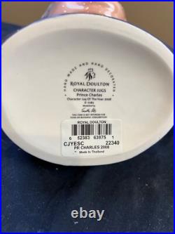 ROYAL DOULTON'PRINCE CHARLES' Large Character Jug D7283 2008 JUG OF THE YEAR