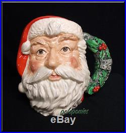ROYAL DOULTON Santa Claus Large Character Jug D6794 Holly Wreath Handle