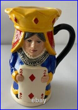 ROYAL DOULTON TOBY JUG KIng And Queen Of Diamonds D6969 1994 Ltd 2500 #8