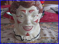 Royal Doulton Toby Jug The Brown Haired Clown