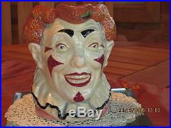 ROYAL DOULTON TOBY JUG the RED HAIRED CLOWN