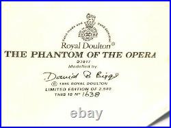ROYAL DOULTON The Phantom of the Opera D7017 Large Character Jug #1638/2500 RARE
