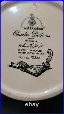 ROYAL DOULTON jug CHARLES DICKENS. D 6939. Large 7. LTD edition
