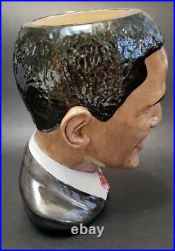 ROYAL DOULTON jug President Barak Obama. D7300. 7 3/4. Character jug of 2011