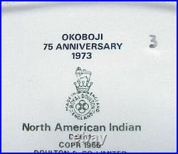 Rare 1973 Royal Doulton Okoboji Indian Trap Shooting 75 Anniversary Toby Jug Mug