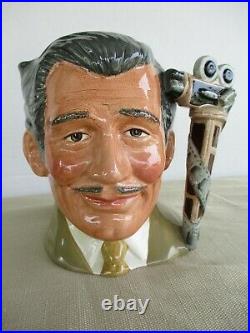 Rare 1984 Clark Gable Royal Doulton Character Jug #d6709 Celebrity Collection