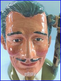 Rare 1984 Clark Gable Royal Doulton Character Toby Jug Mug In Orig Box Very Exuc