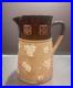 Rare-Antique-Royal-Doulton-Lambeth-POPPY-Pitcher-9559-Beautiful-No-Chips-9T-01-oo