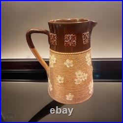 Rare Antique Royal Doulton Lambeth POPPY Pitcher #9559 Beautiful No Chips 9T