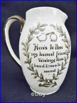 Rare Antique Royal Doulton Series Proverb Motto Jug Fast Bind Fast Find D1748