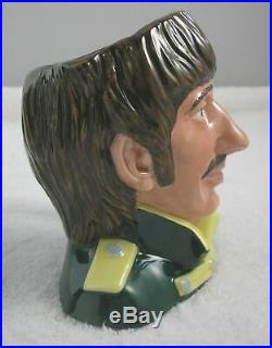 Rare Beatles Set of 4 Royal Doulton Toby Character Jugs, Mint, Made in England