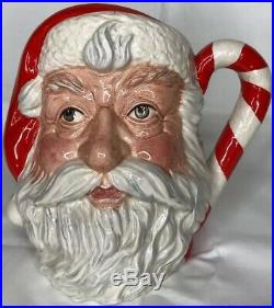 Rare D6793 1987 Royal Doulton Santa Toby Jug Candy Cane Handle