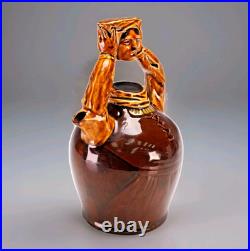 Rare Famous Elusive Royal Doulton Kingsware Whiskey Flask Jug The Quiet Woman