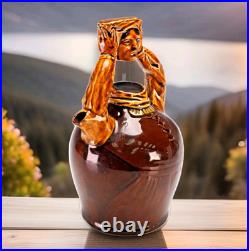 Rare Famous Elusive Royal Doulton Kingsware Whiskey Flask Jug The Quiet Woman
