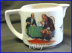 Rare King George IV Old Scotch Whisky Water Pitcher Pub Jug Royal Doulton
