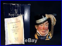 Rare Large 8 Mr. Micawber + Box Cert D7040 Toby Mug Jug Royal Doulton England