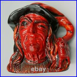 Rare Large Royal Doulton Character Jug THE WITCH FLAMBE D7239