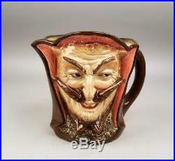 Rare Mephistopheles 2 Faced Devil Toby Character Jug Or Mug Large Size