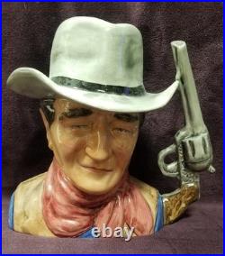 Rare New John Wayne Bairstow Manor The Great Duke Royal Doulton Jug Gold Silver