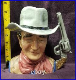 Rare New John Wayne Bairstow Manor The Great Duke Royal Doulton Jug Gold Silver