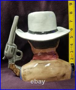 Rare New John Wayne Bairstow Manor The Great Duke Royal Doulton Jug Gold Silver