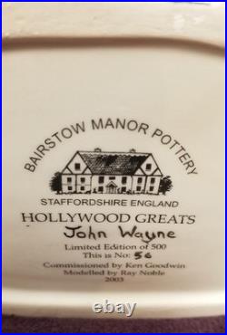 Rare New John Wayne Bairstow Manor The Great Duke Royal Doulton Jug Gold Silver