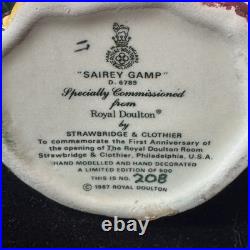 Rare ROYAL DOULTON Character Jug SAIREY GAMP Colourway D6789 With COA