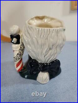 Rare ROYAL DOULTON Porcelain Toby Jug Mug MOZART D7031 7 High