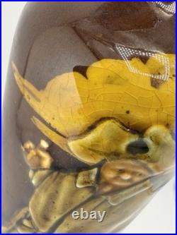 Rare Royal Doulton Ceramic Kingsware Dewars Scotch Whiskey Jug The Watchman